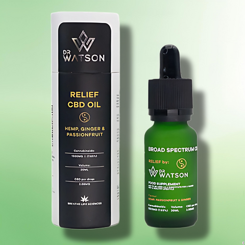 CBD Oil by Dr Watson |1000mg-1500mg| Chamomile, Passionfruit, Eucalyptus - 20ml