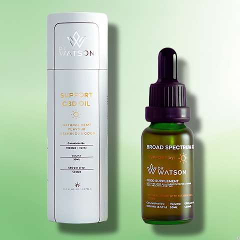 CBD Oil by Dr Watson |1000mg-1500mg| Chamomile, Passionfruit, Eucalyptus - 20ml