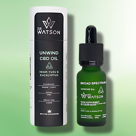CBD Oil by Dr Watson |1000mg-1500mg| Chamomile, Passionfruit, Eucalyptus - 20ml