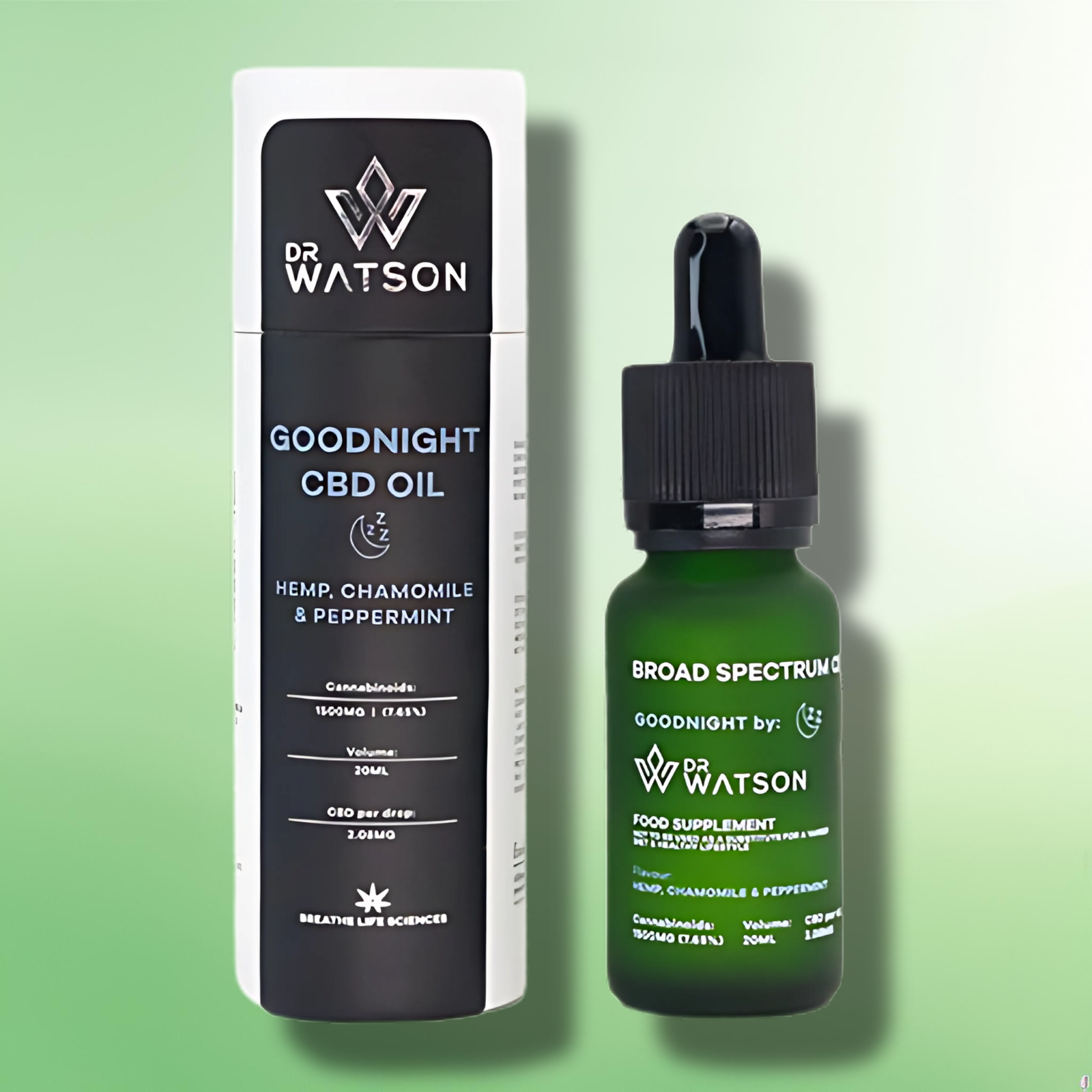 CBD Oil by Dr Watson |1000mg-1500mg| Chamomile, Passionfruit, Eucalyptus - 20ml