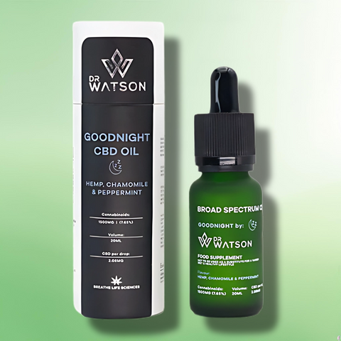 CBD Oil by Dr Watson |1000mg-1500mg| Chamomile, Passionfruit, Eucalyptus - 20ml