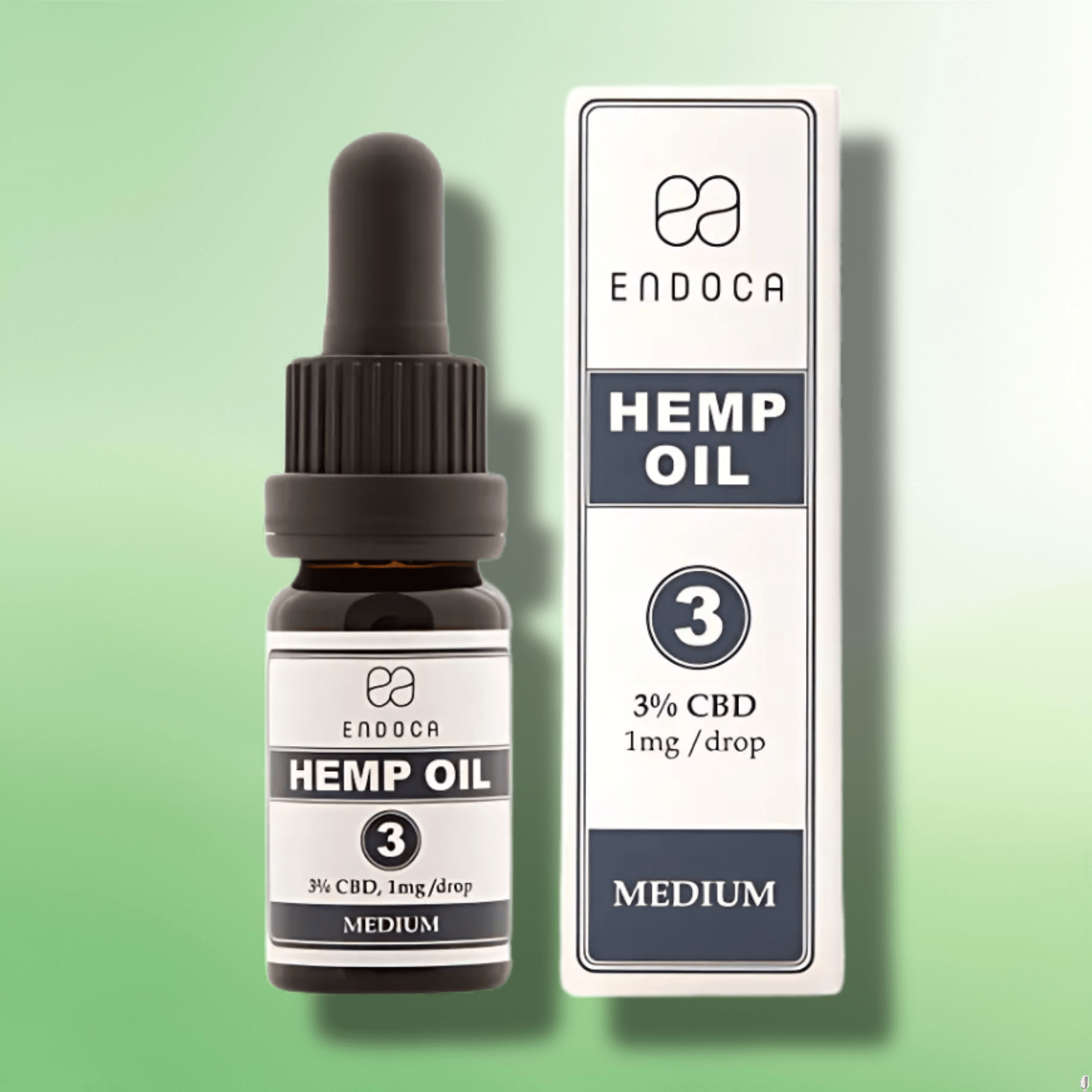 Endoca 300mg - 1500 CBD or CBD/CBDa Hemp Oil Drops - 10ml - CBD Shack