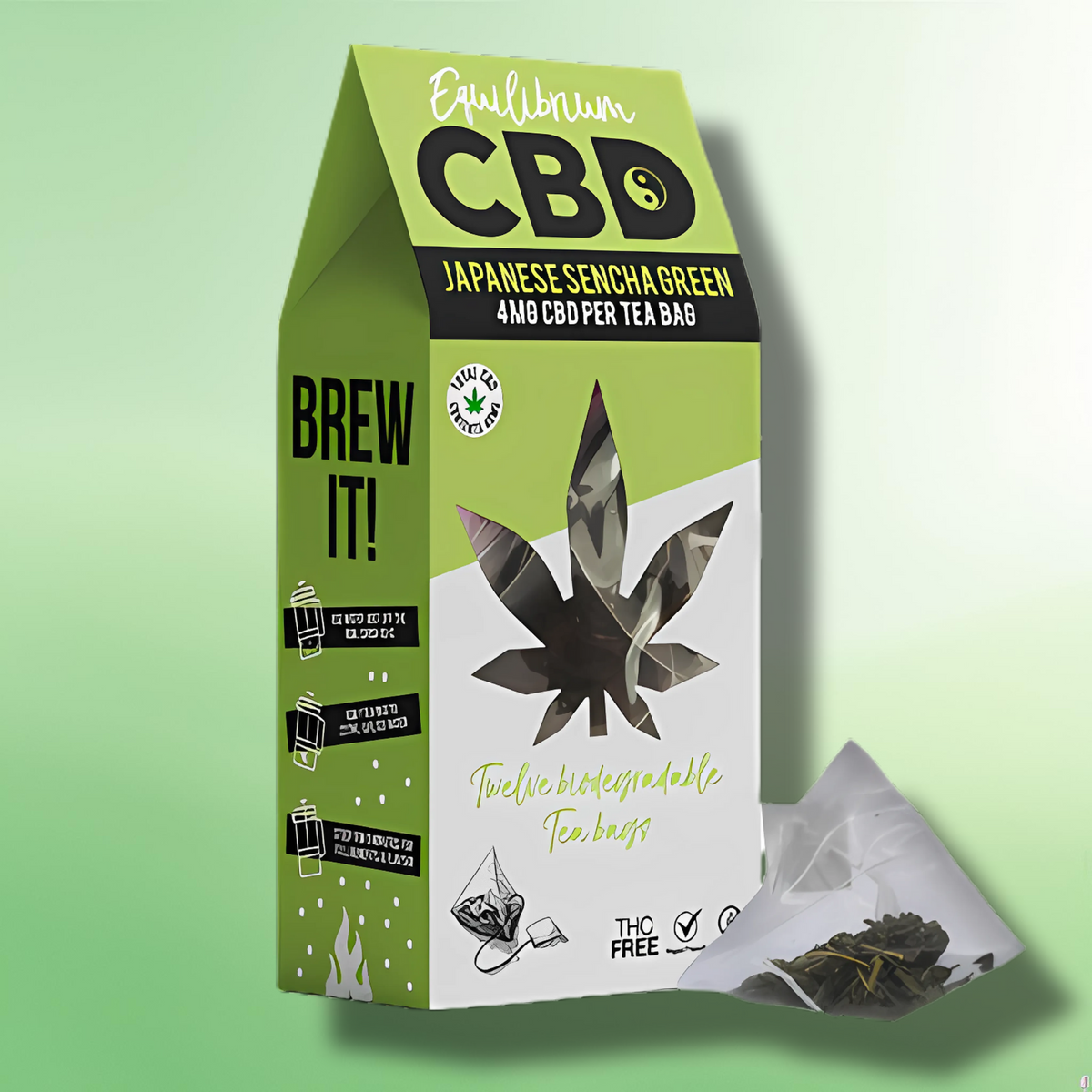 Full Spectrum CBD Coffee, Chamomile & Herbal Drinks by Equilibrium | 48mg | 12pc
