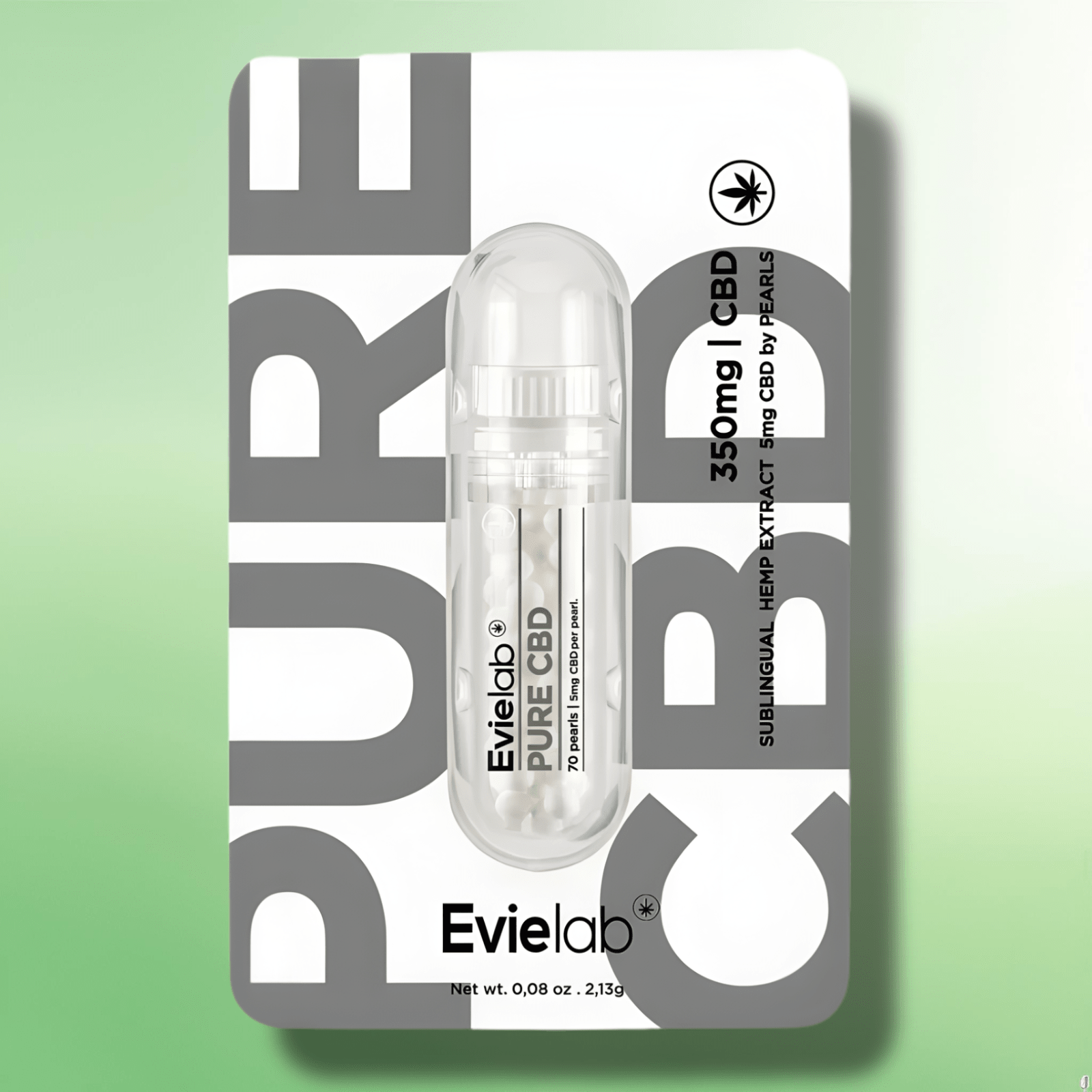 Fast Acting CBD/CBG & Terpene Pearls by EvieLab - 350mg CBD Per Tube - 70 Pearls - CBD Shack