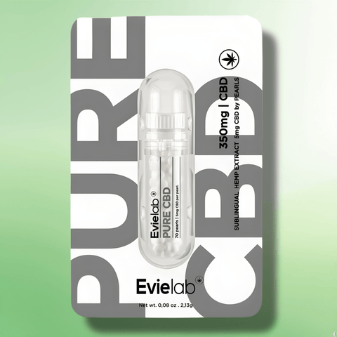 Fast Acting CBD/CBG & Terpene Pearls by EvieLab - 350mg CBD Per Tube - 70 Pearls - CBD Shack