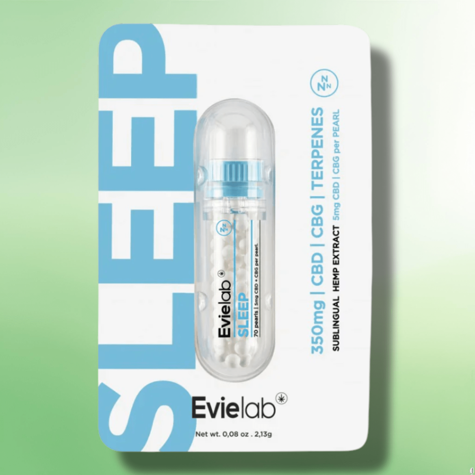 Fast Acting CBD/CBG & Terpene Pearls by EvieLab - 350mg CBD Per Tube - 70 Pearls - CBD Shack