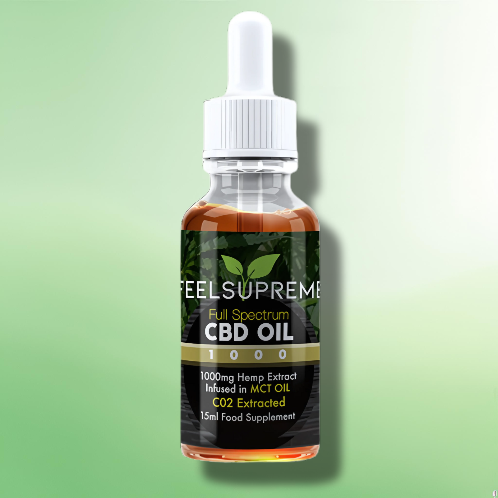 CBD Full-Spectrum Oil by Feel Supreme 500mg-1000mg - Terpene Infused - 15ml
