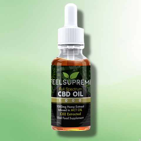 CBD Full-Spectrum Oil by Feel Supreme 500mg-1000mg - Terpene Infused - 15ml