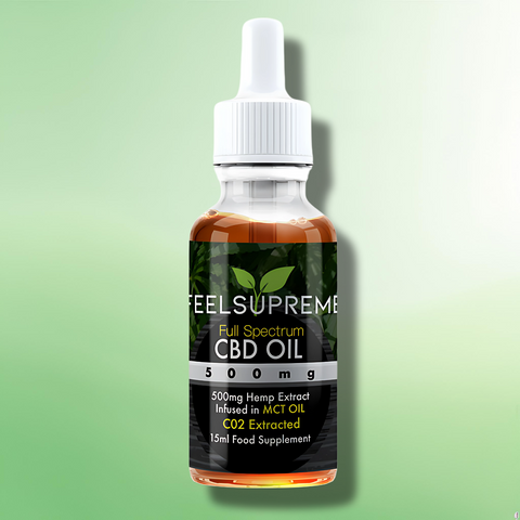 CBD Full-Spectrum Oil by Feel Supreme 500mg-1000mg - Terpene Infused - 15ml
