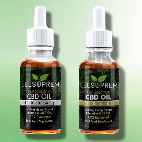 CBD Full-Spectrum Oil by Feel Supreme 500mg-1000mg - Terpene Infused - 15ml