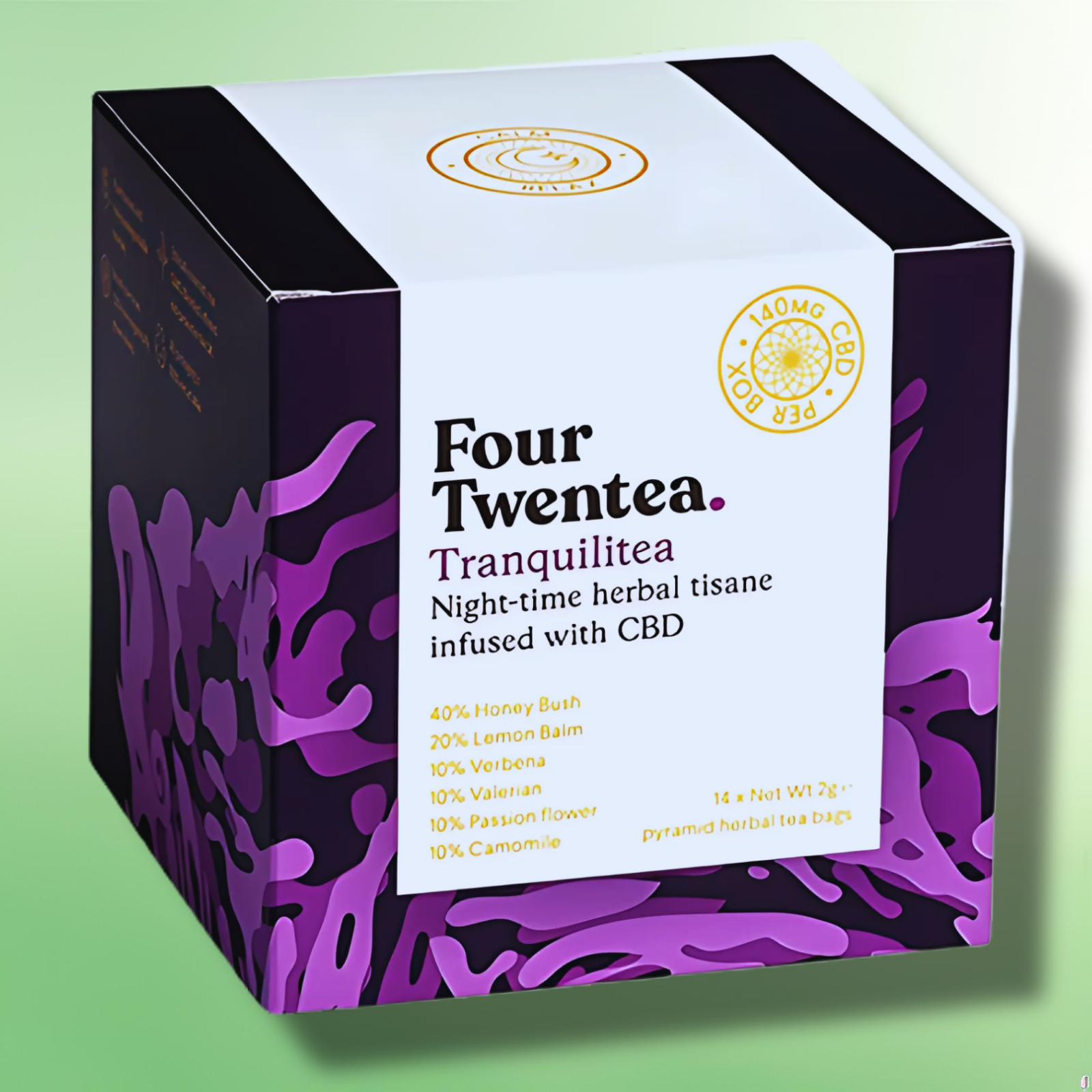 CBD Tea's by Four Twentea - 140mg CBD | 10mg Per Bag | 4 Flavours | 14 Bags