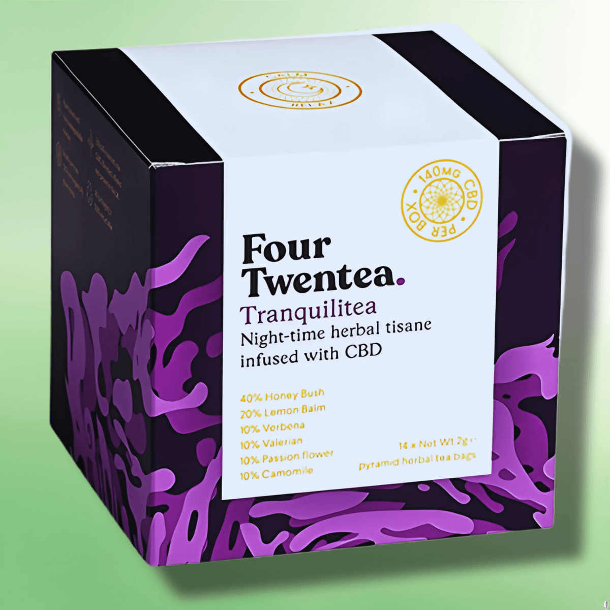 Relaxing CBD Tea's by Four Twentea - 140mg CBD | 10mg Per Bag | 4 Flavours - CBD Shack