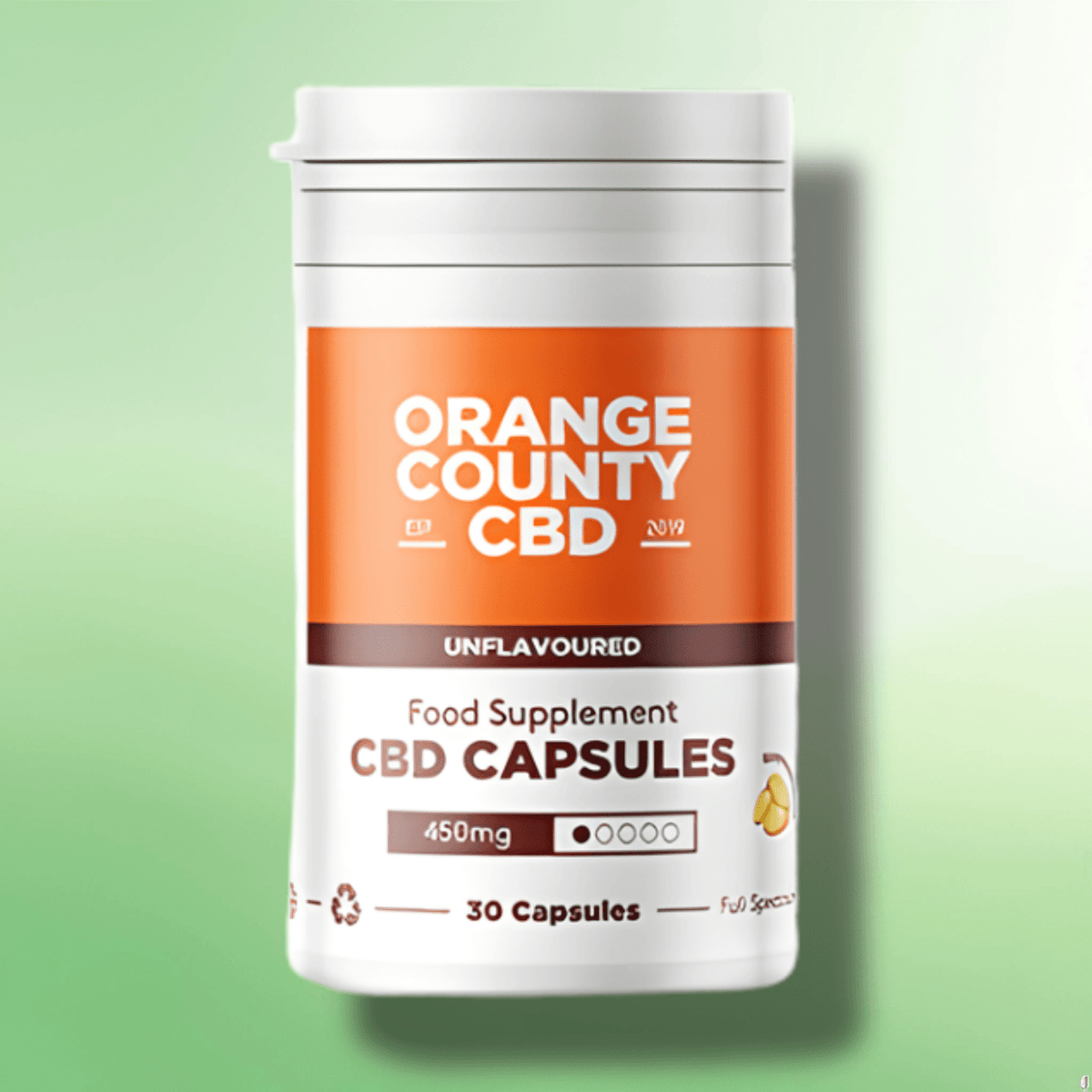 Full Spectrum CBD Capsules by Orange County - 450mg to 1800mg - 30 caps - CBD Shack