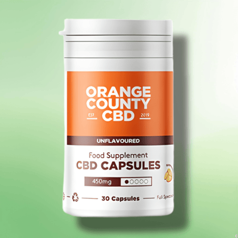 Full Spectrum CBD Capsules by Orange County - 450mg to 1800mg - 30 caps - CBD Shack