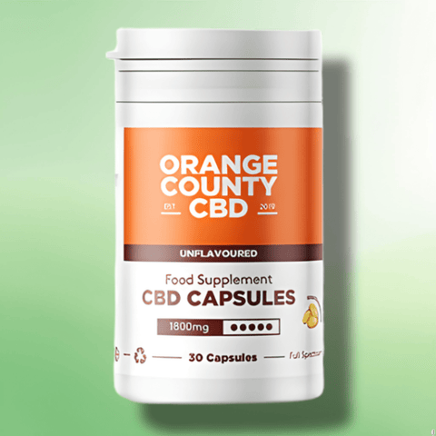 Full Spectrum CBD Capsules by Orange County - 450mg to 1800mg - 30 caps - CBD Shack