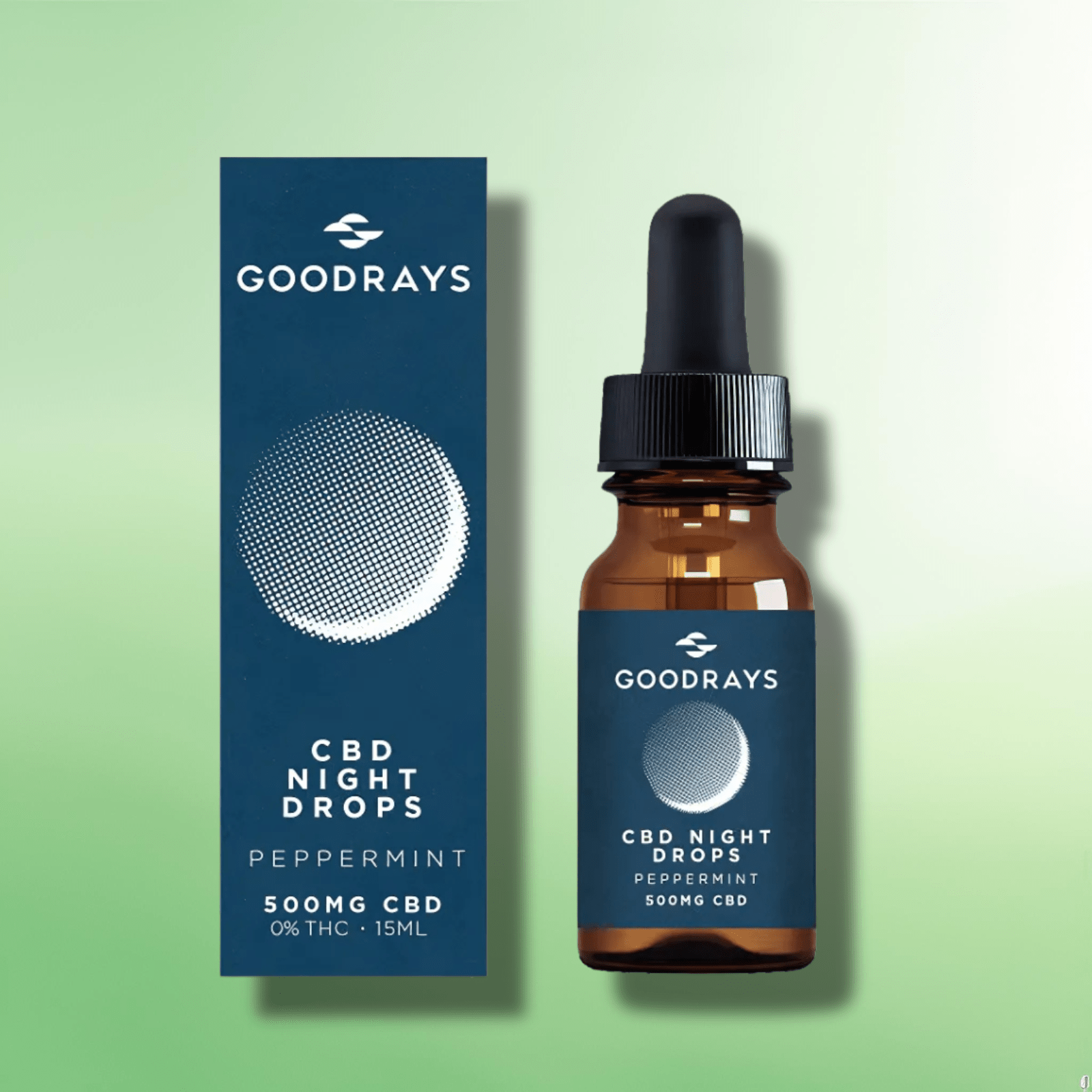 CBD Night Drops by Goodrays - 500mg - 1000mg - Peppermint - 15ml - CBD Shack