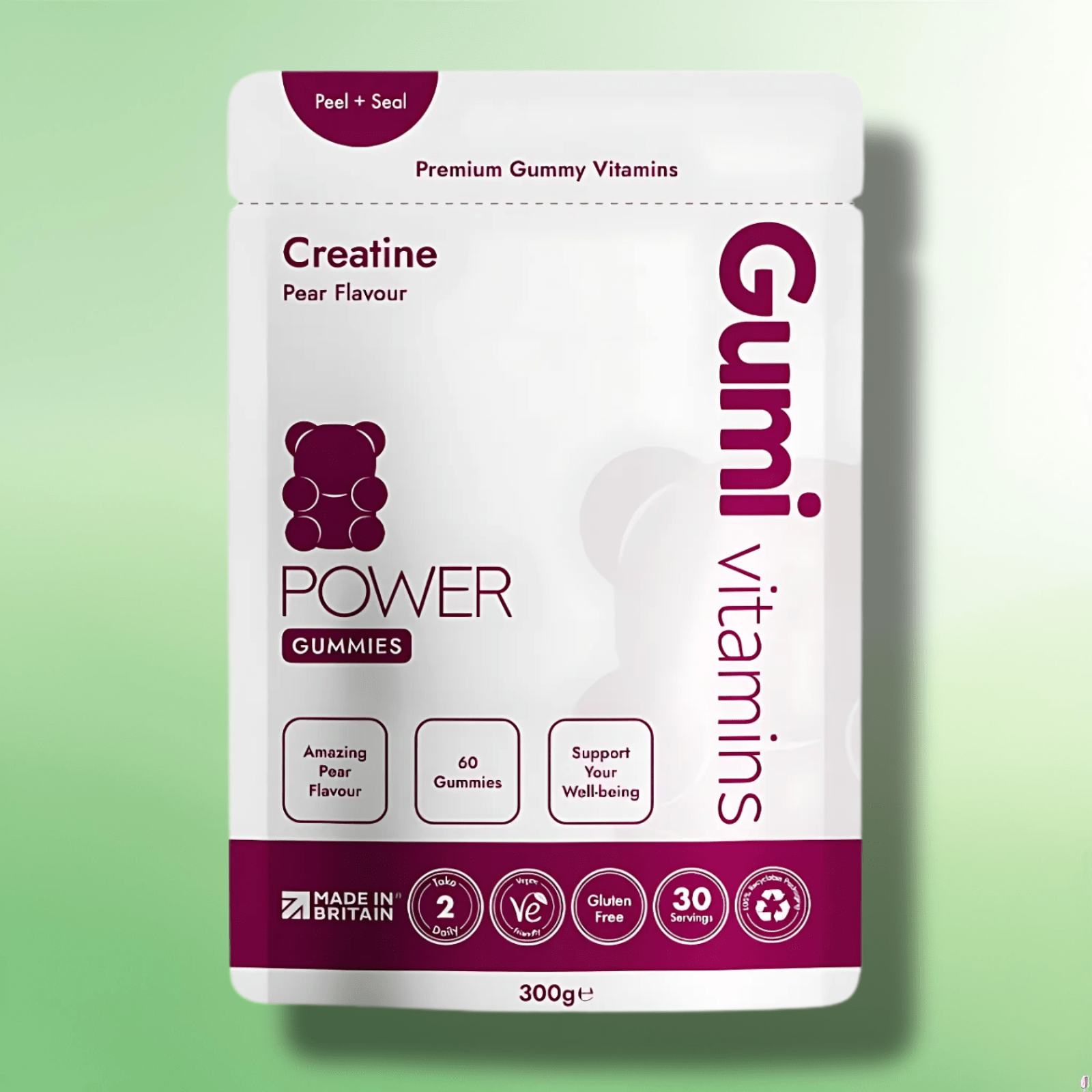 Pure Extract Vitamin Gummies by Gumi Vitamins - 10 Flavours! - 60 Gummies - CBD Shack