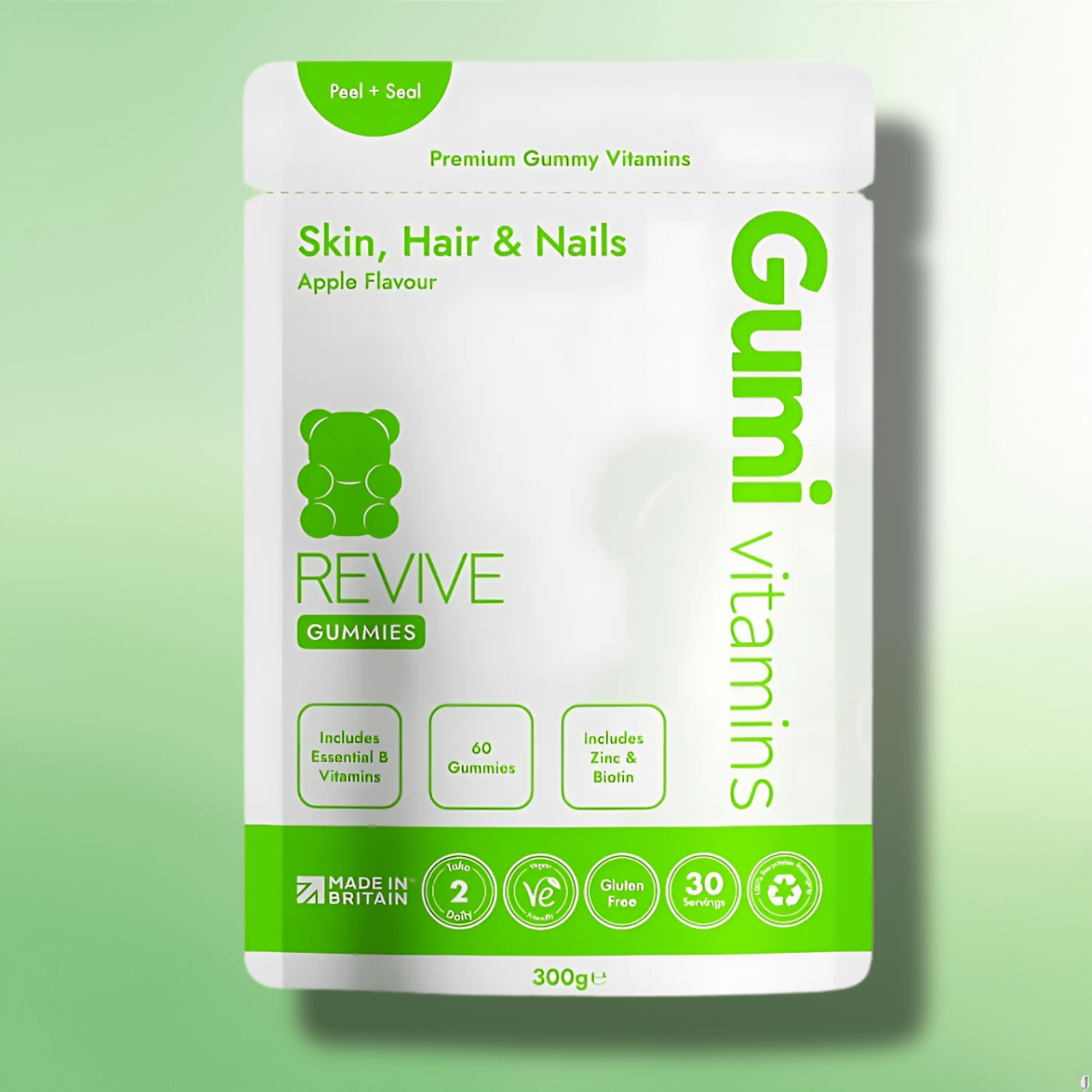 Pure Extract Vitamin Gummies by Gumi Vitamins - 10 Flavours! - 60 Gummies - CBD Shack