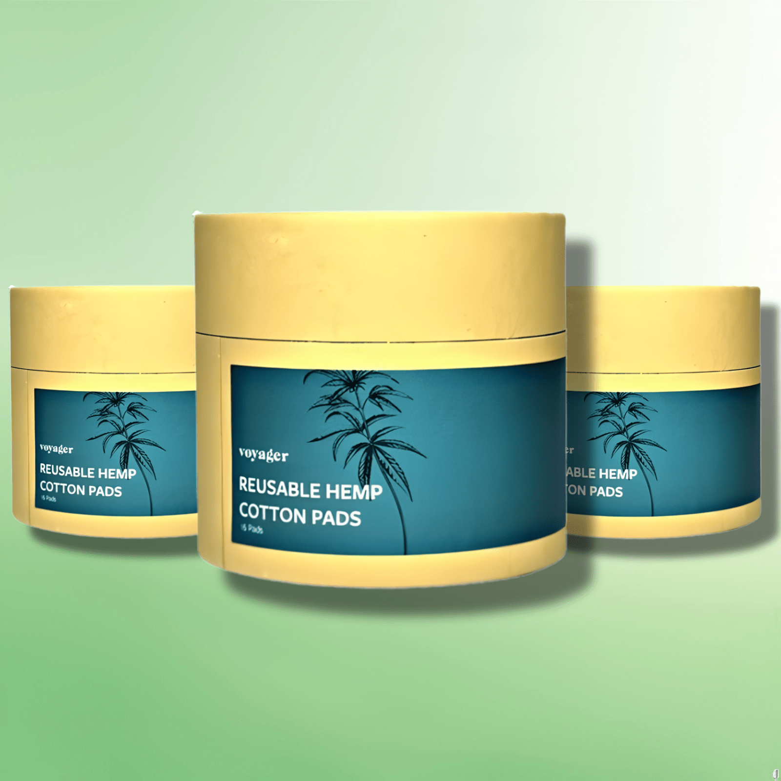 Hemp Infused Reusable Make Up Pads by Voyager - Eco - Friendly - 16 Pads - CBD Shack