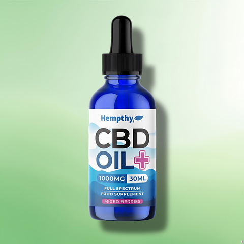 Full Spectrum CBD Oils by Hempthy 500mg - 4000mg - Natural/Mixed Berries - 30ml