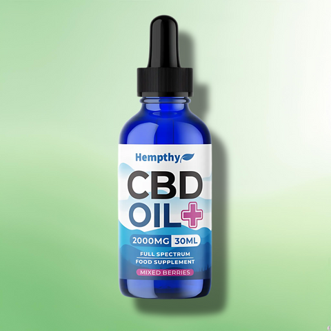 Full Spectrum CBD Oils by Hempthy 500mg - 4000mg - Natural/Mixed Berries - 30ml