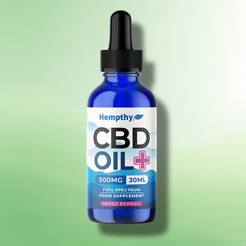 Full Spectrum CBD Oils by Hempthy 500mg - 4000mg - Natural/Mixed Berries - 30ml
