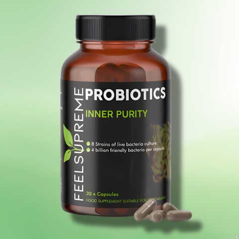 High Strength Digestive Health Capsules by Feel Supreme -  30/90 Caps - 3 Varieties