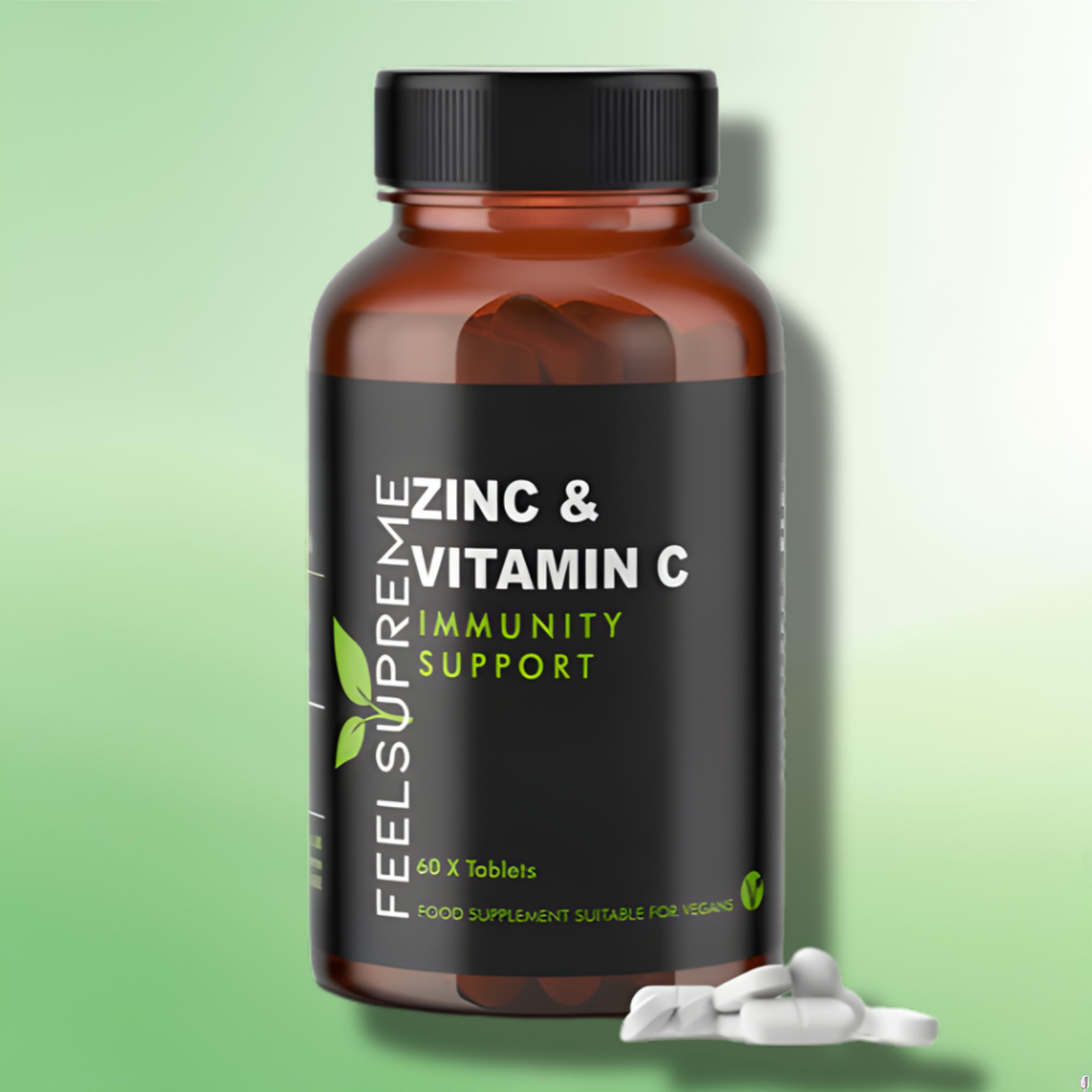 High Strength Vitamin Capsules by Feel Supreme - 60 Capsules - 6 Varieties