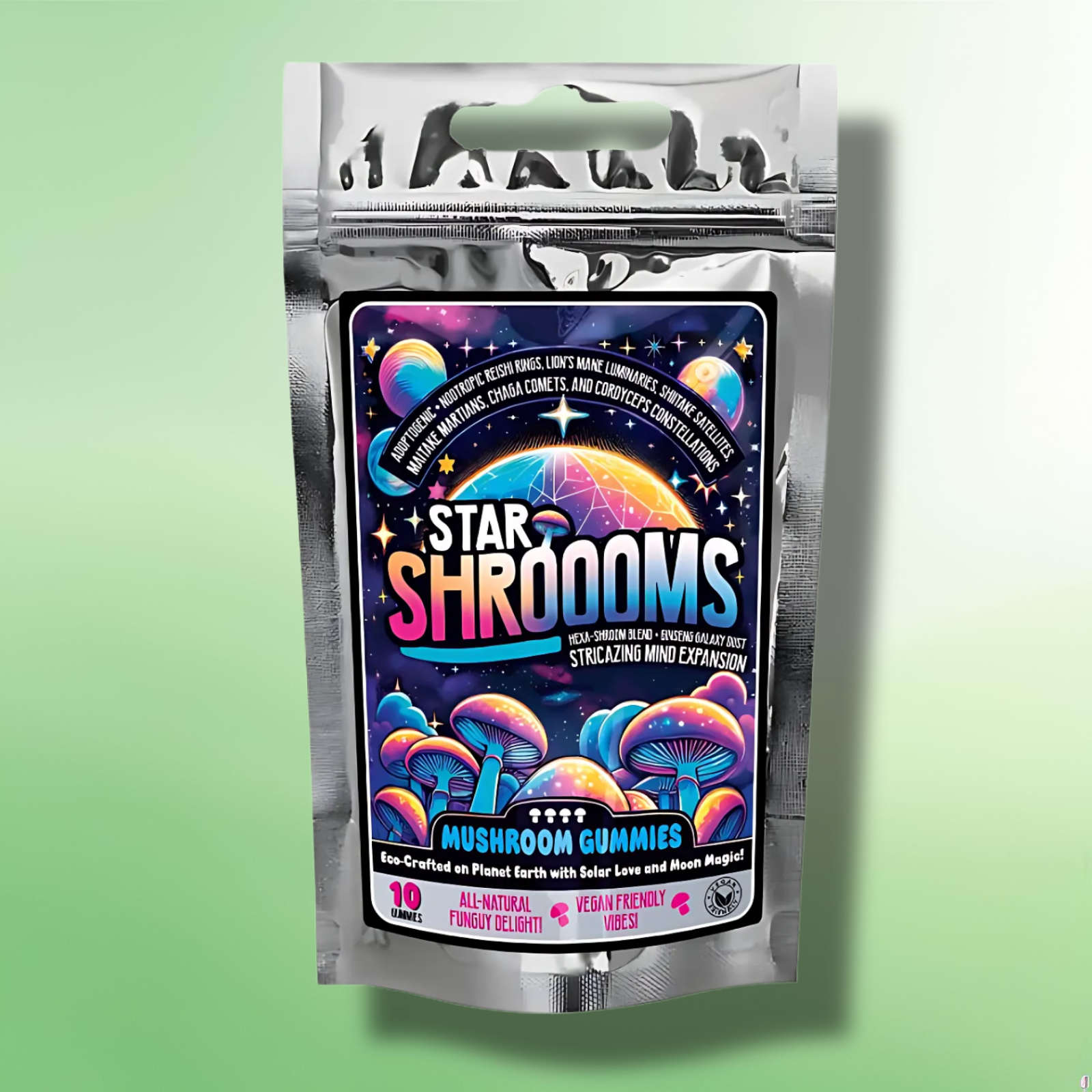 Pure Extract Mushroom Gummies by Innooova - Starshrooms|Kalma|Grooovy-10/60 pcs