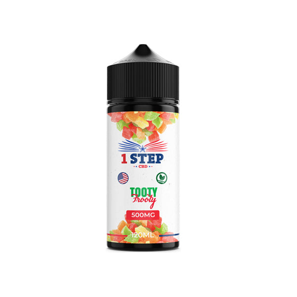 1 Step CBD 500mg CBD E-liquid 120ml (BUY 1 GET 1 FREE)