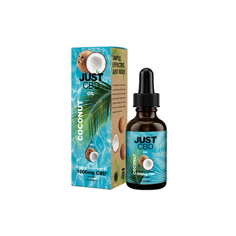 Just CBD 550mg - 5000mg Coconut Oil Tincture - 30ml