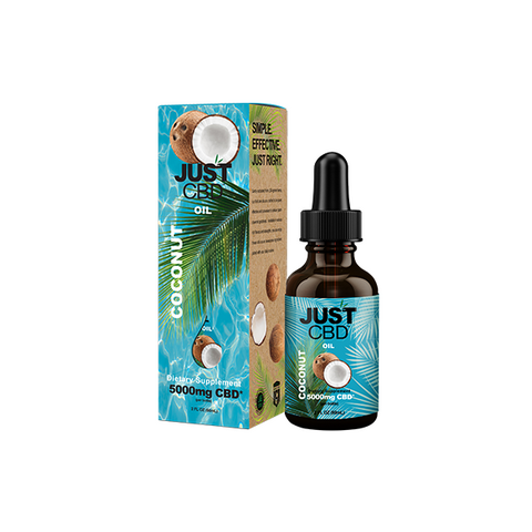 Just CBD 550mg - 5000mg Coconut Oil Tincture - 30ml