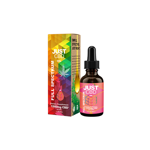 Just CBD 250mg - 5000mg Full Spectrum Tincture - 30ml