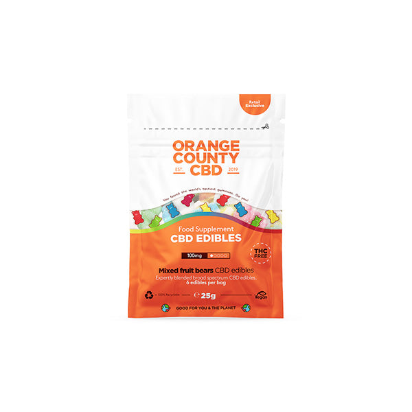 Orange County CBD 100mg Mini CBD Gummies - 6 Pieces