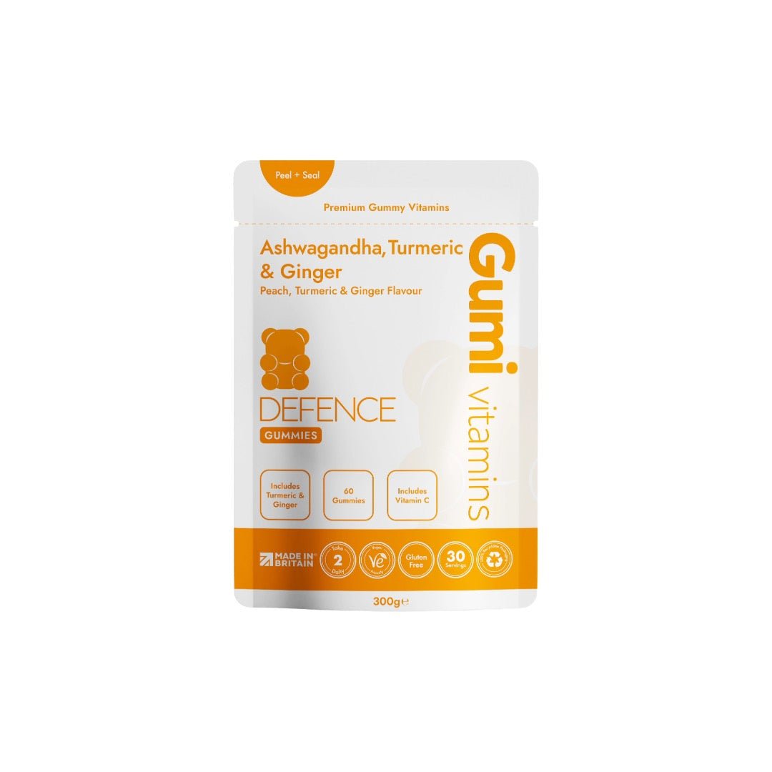 Gumi Vitamins Defence Ashwagandha Turmeric & Ginger Gummies - 60 Gummies - CBD Shack