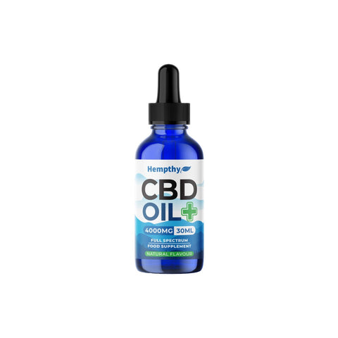 Full Spectrum CBD Oils by Hempthy 500mg - 4000mg - Natural/Mixed Berries - 30ml