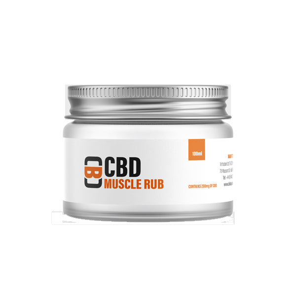 CBD Infused Muscle Rub by CBD Asylum - 1000mg CBD - 100ml (BUY 1 GET 2 FREE)