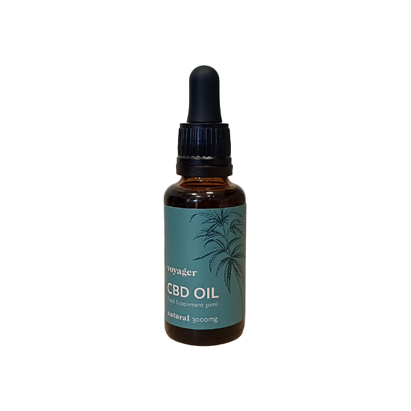 CBD Oil by Voyager - 1000mg to 3000mg Pure & Carefully Extracted CBD - 30ml