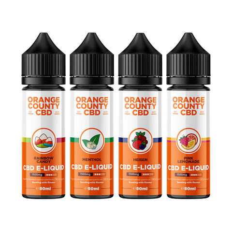 Orange County CBD 1500mg Vaping Liquid 50ml (60VG/40PG)