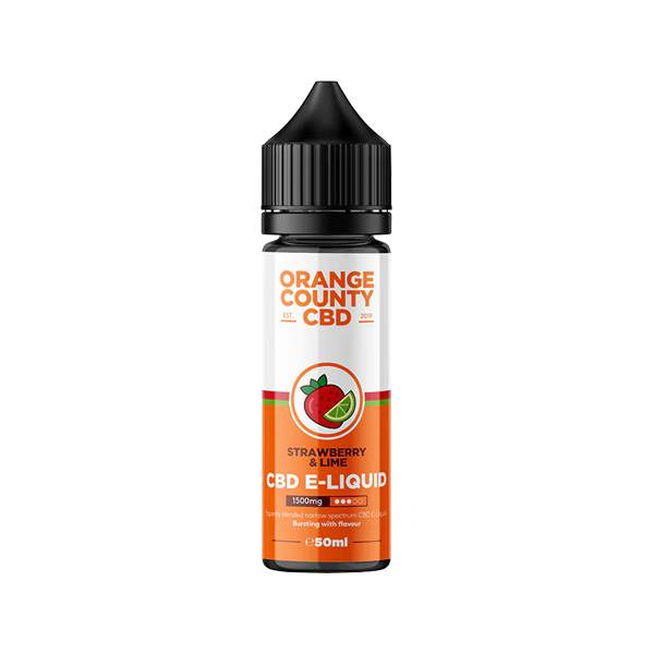 Orange County CBD 1500mg Vaping Liquid 50ml (60VG/40PG)