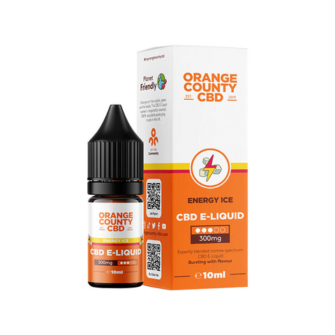 Orange County CBD 300mg Vaping Liquid 10ml (50VG/50PG)