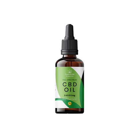 Supreme CBD 500mg - 24000mg Full Spectrum CBD Tincture Oil - 30ml