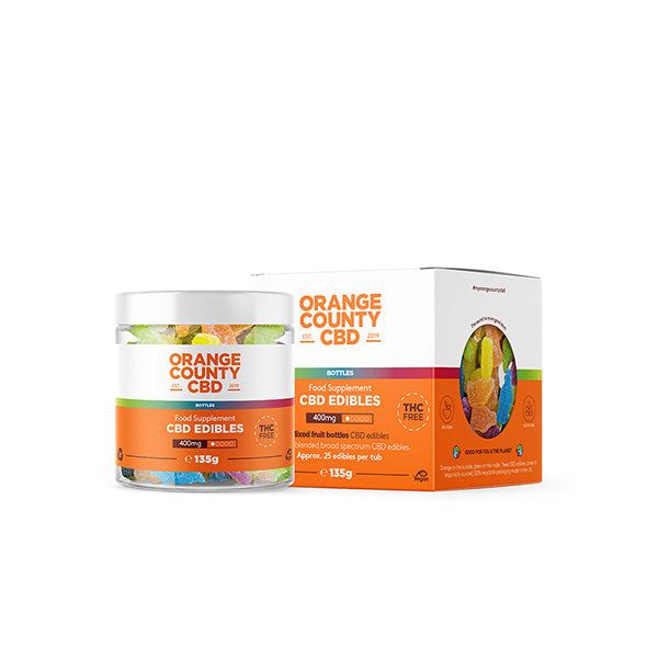 Orange County CBD 400mg Gummies - CBD Edibles - Variety Of Flavours