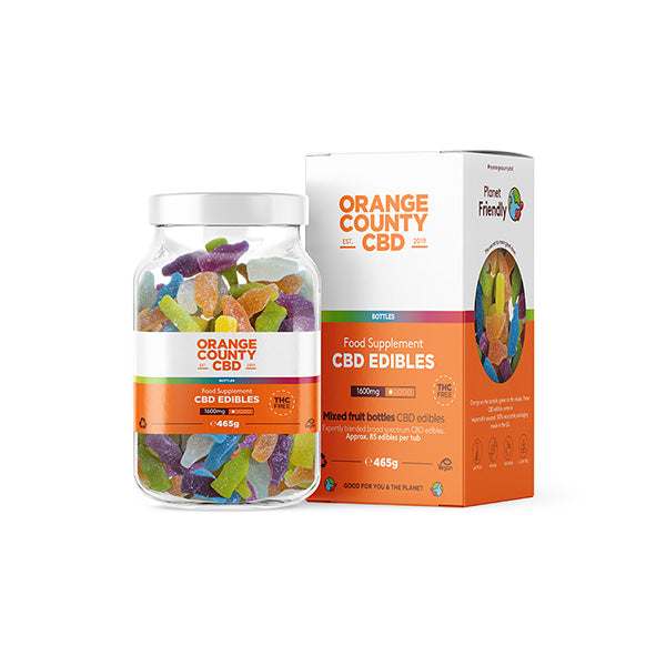 Broad Spectrum CBD Gummies by Orange County | 1600mg CBD | 6 Flavours!