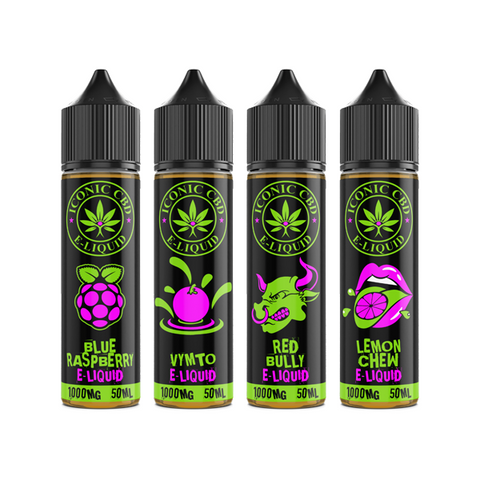 Iconic CBD 1000mg Vaping Liquid 50ml (50VG/50PG)