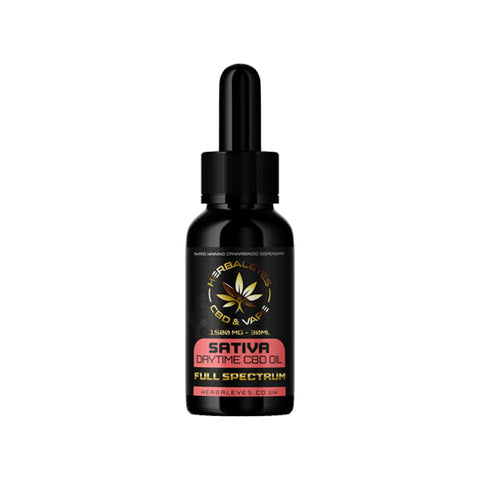 Herbaleyes 1500mg Full Spectrum CBD Indica/Sativa Oil - 30ml