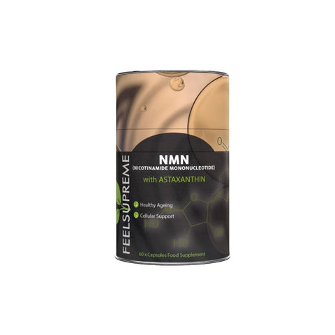 Feel Supreme 500mg NMN + Astaxanthin Supplement Capsules - 60 Caps - CBD Shack