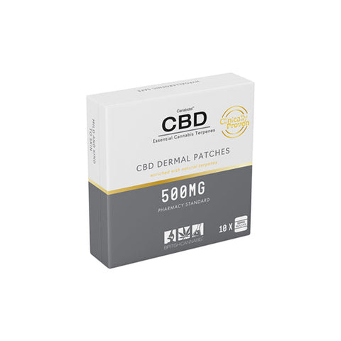 CBD Patches by British Cannabis - 500mg CBD Dermal Patches - 10 Patches