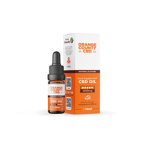 Orange County CBD 500mg - 2000mg Full Spectrum CBD Oil - 10ml