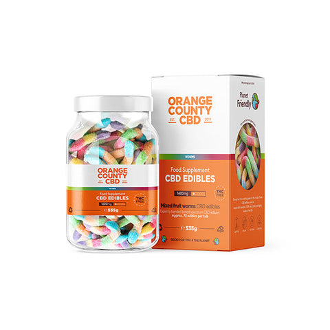 Broad Spectrum CBD Gummies by Orange County | 1600mg CBD | 6 Flavours!